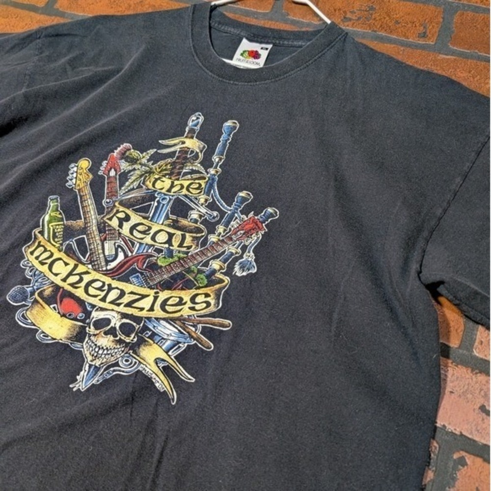 2003 The Real McKenzies Band‎ Tee Killer Graphic - Men's XL Y2K
